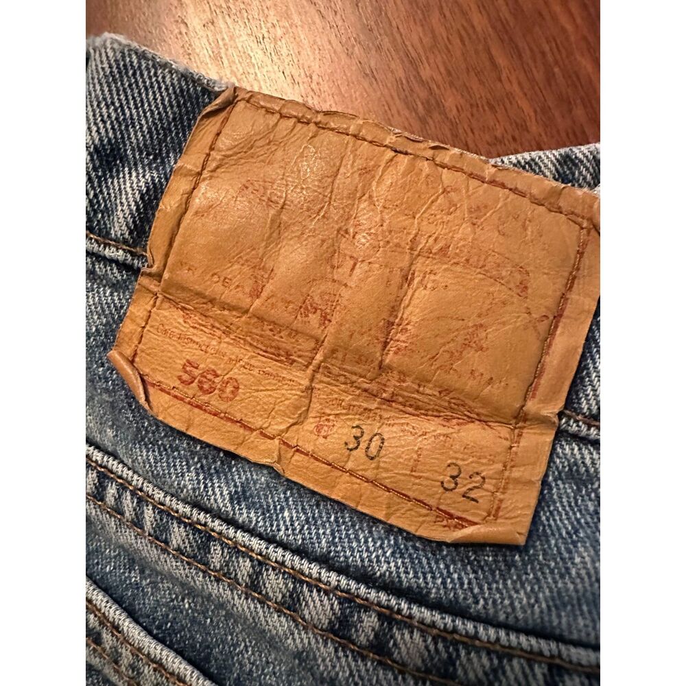 Vtg 1992 Levi’s 560 Loose Fit Tapered Leg Jeans Made in USA 30x32